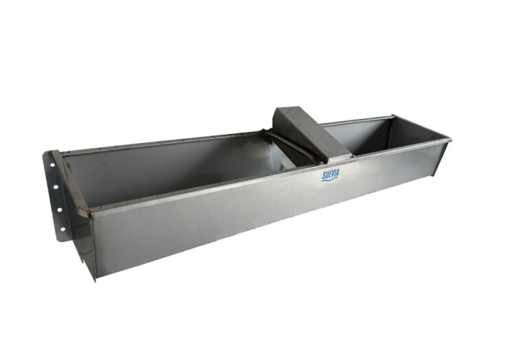 COMPACT Drinkbak, inox 200 cm met verplaatsbare vlotterkap
